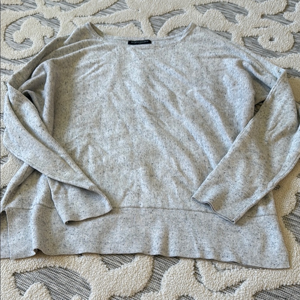 Womens Cozy Gray Sweater banana republic